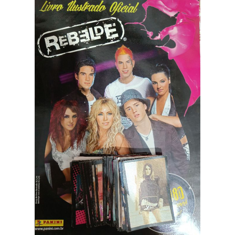 Figurinhas cromos para Álbum Rebelde RBD 2014 Panini Raridade | Shopee ...