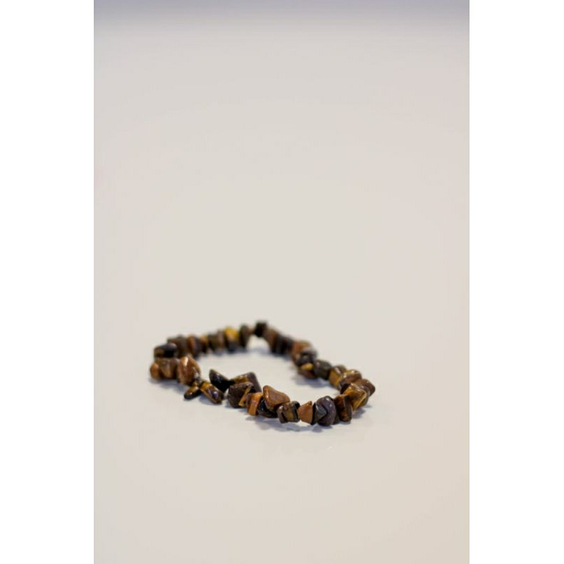 Pulseira natural Olho de tigre proteção
