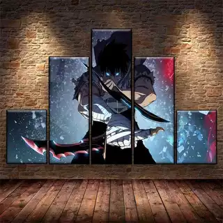 Quadro decorativo anime Solo Leveling alta resolução