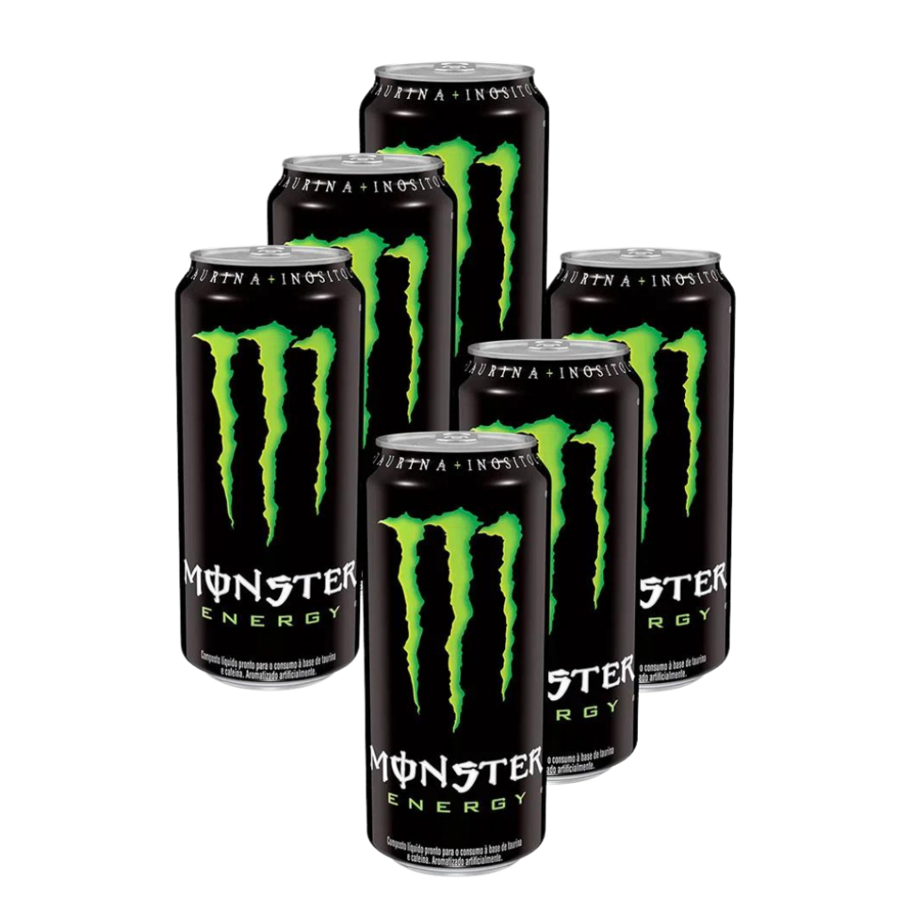 6-Latas Energético monster 473ml