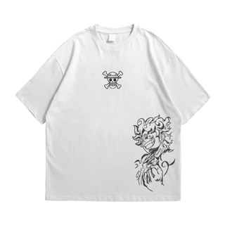 Camiseta bordada Luffy Gear 5 One Piece Anime
