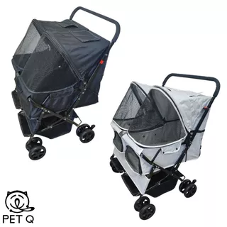Carrinho de Passeio Duplo Twins Para Pets- Pet Q