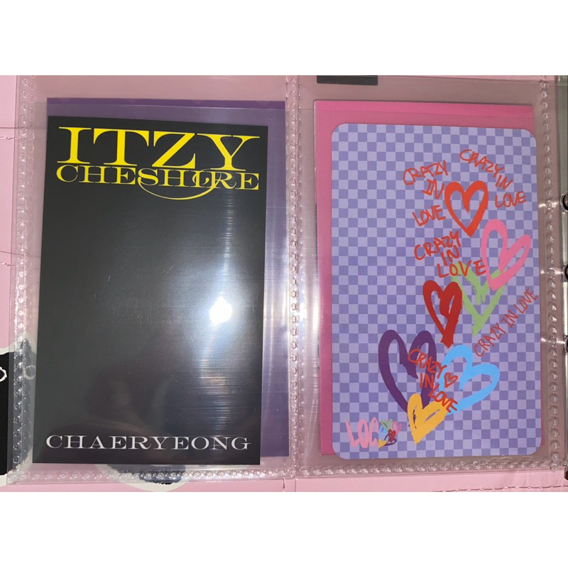 Photocard ITZY Chaeryoung Loco Crazy In Love Oficial | Shopee Brasil