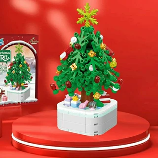 NATALINO ARVORE NATAL - MICRO BLOCO - SIMILAR - LEGO - MINI "LEGO"