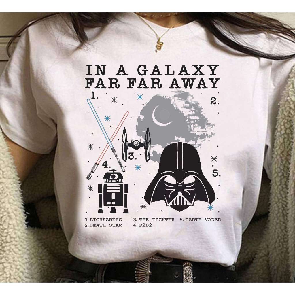 Camiseta Mujer Slim Fit Darth Minion Vader - Estampado Cine Wars, Lavable A 30°C, Tallas S-XXL, Varios Colores