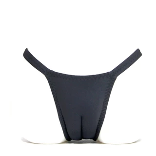 Noneca - Calcinha Aquendar Rachinha-preta- "cameltoe" - Trans, Cds, Travs