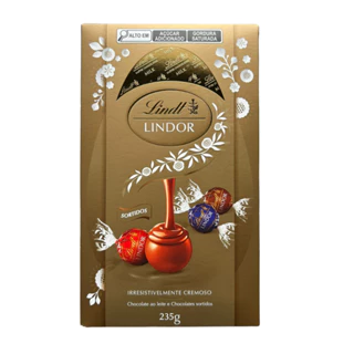 Ovo de Páscoa Lindt Lindor Chocolate Sortido 235g