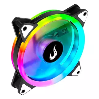 Cooler Fan Rise Mode Galaxy Motherboard, 120mm, ARGB, Preto