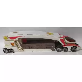 (RACK) Hot Wheels Caminhão Speed Racer – ÚNICA DO SHOPEE (Miniatura ORIGINAL loose, usada).