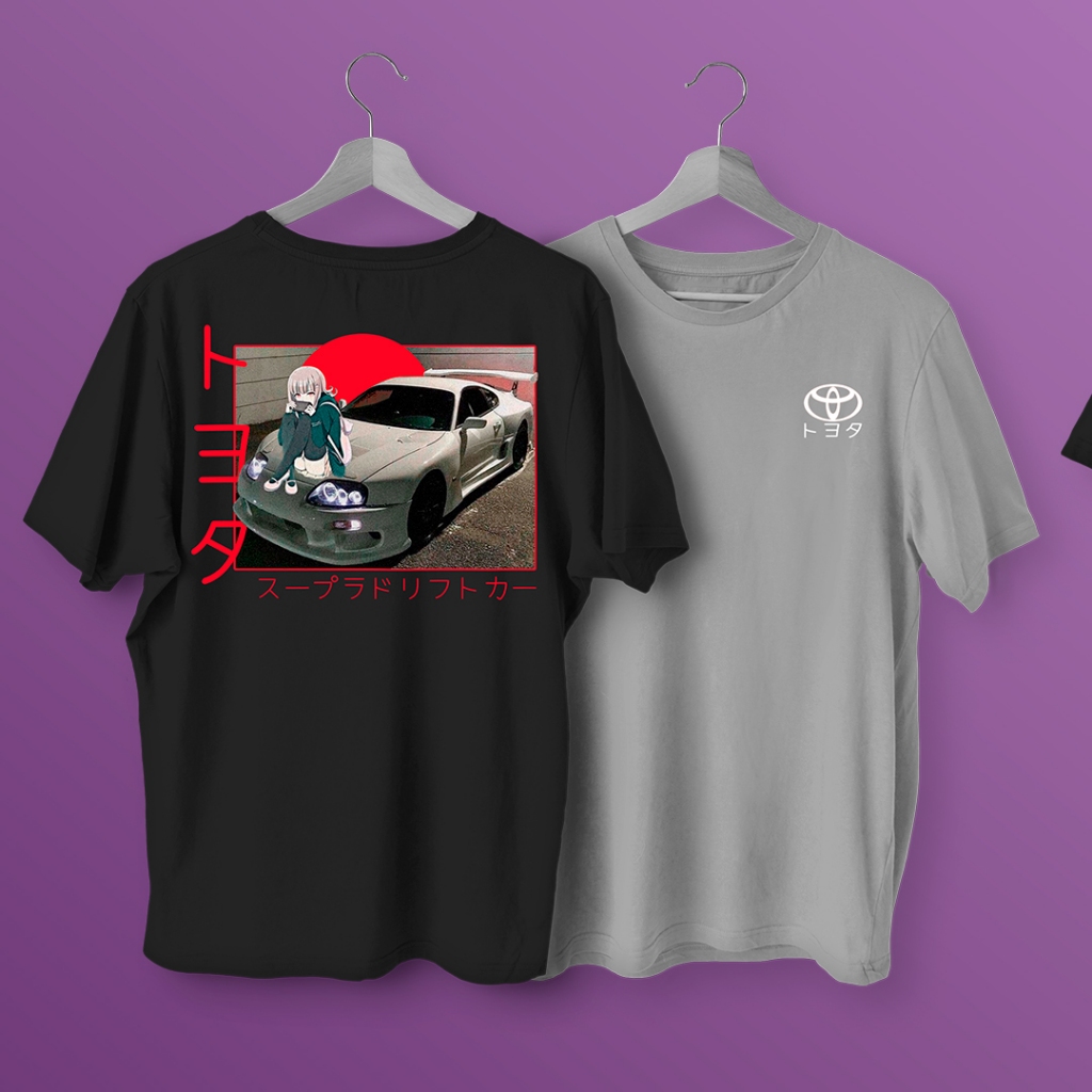 Camisa Anime Camiseta Carro Anime Blusa Supra Toyota