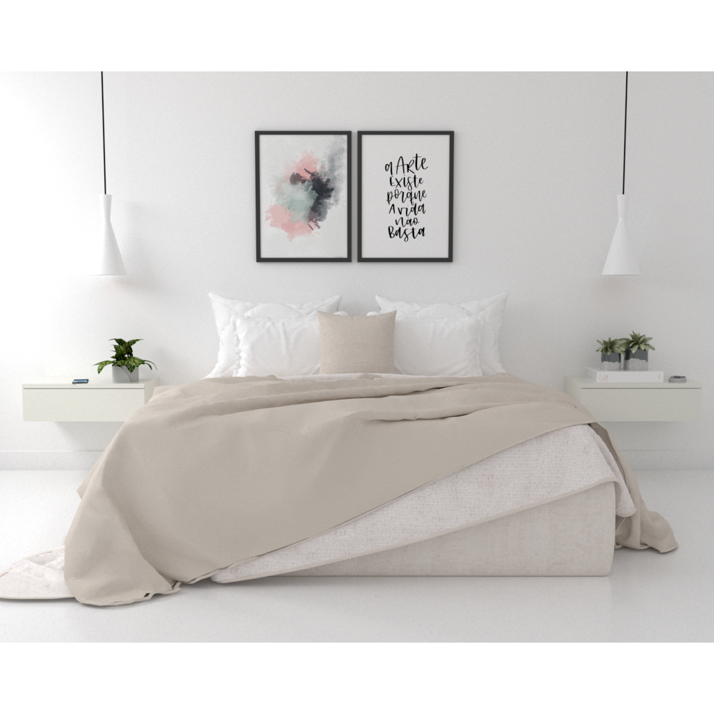 PAR MESA CABECEIRA MDF com gaveta