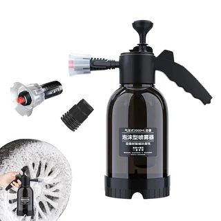 Borrifador Spray Pulverizador Manual Espuma Lavadora Pneumática Alta Pressão Para Lavar Carro ou Utilidade Domestica 2Litros