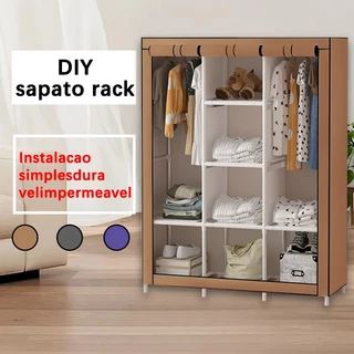 Guarda Roupa Dobrável Armario Para Organizar Roupa Multi-camada Dustproof simples sapato armário
