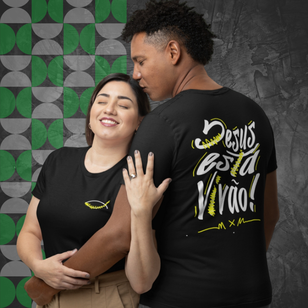 Camisa Crista Evangelica Masculina Gospel Jesus Dourada Coca Cola