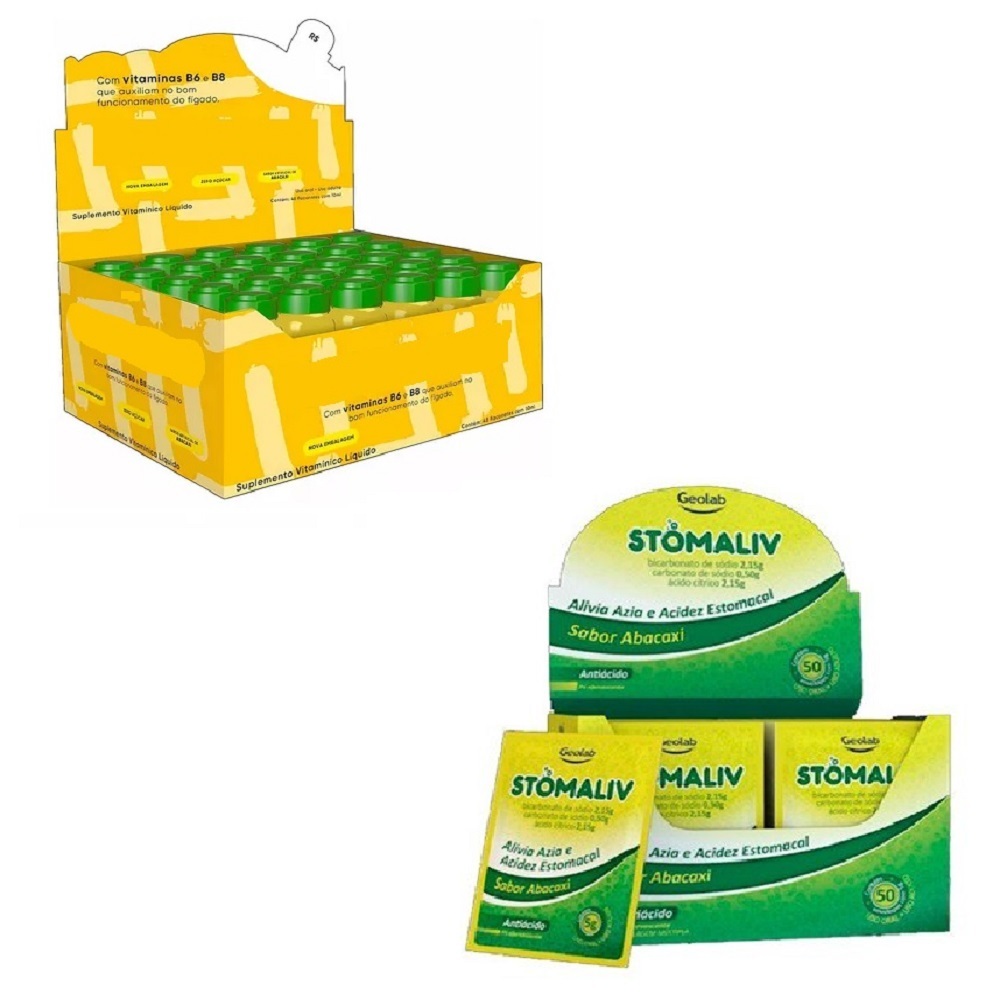 Kit Anti Enjoo Azia ampolinha + Stomaliv Auxilia Digestão | Shopee Brasil