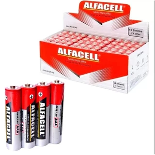 Pilha Palito Alfacell AAA Shrink com 4 Pilhas