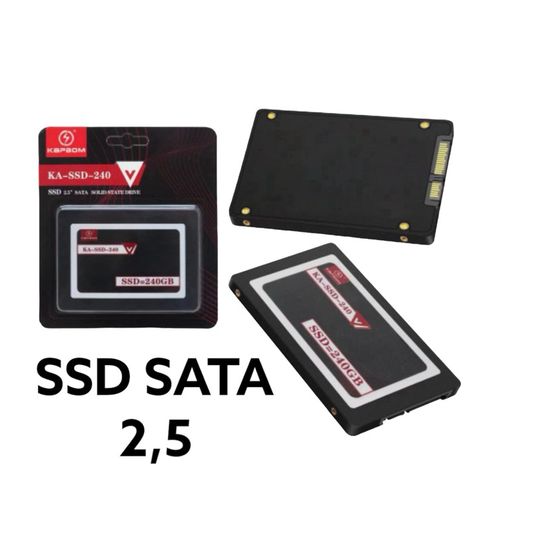 HD SSD 120 GB 240 GB 480 GB Sata 2,5 Kapbom Original - Garantia