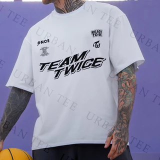 Camiseta Basica Algodao Twice Team Once Ready To Be World Tour Kpop Unissex