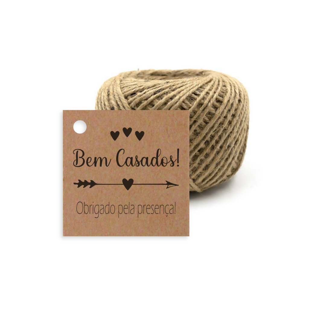 Tags Bem Casados Lembrancinha - Casamento - Kraft Etiqueta Nome SCA62 |  Shopee Brasil