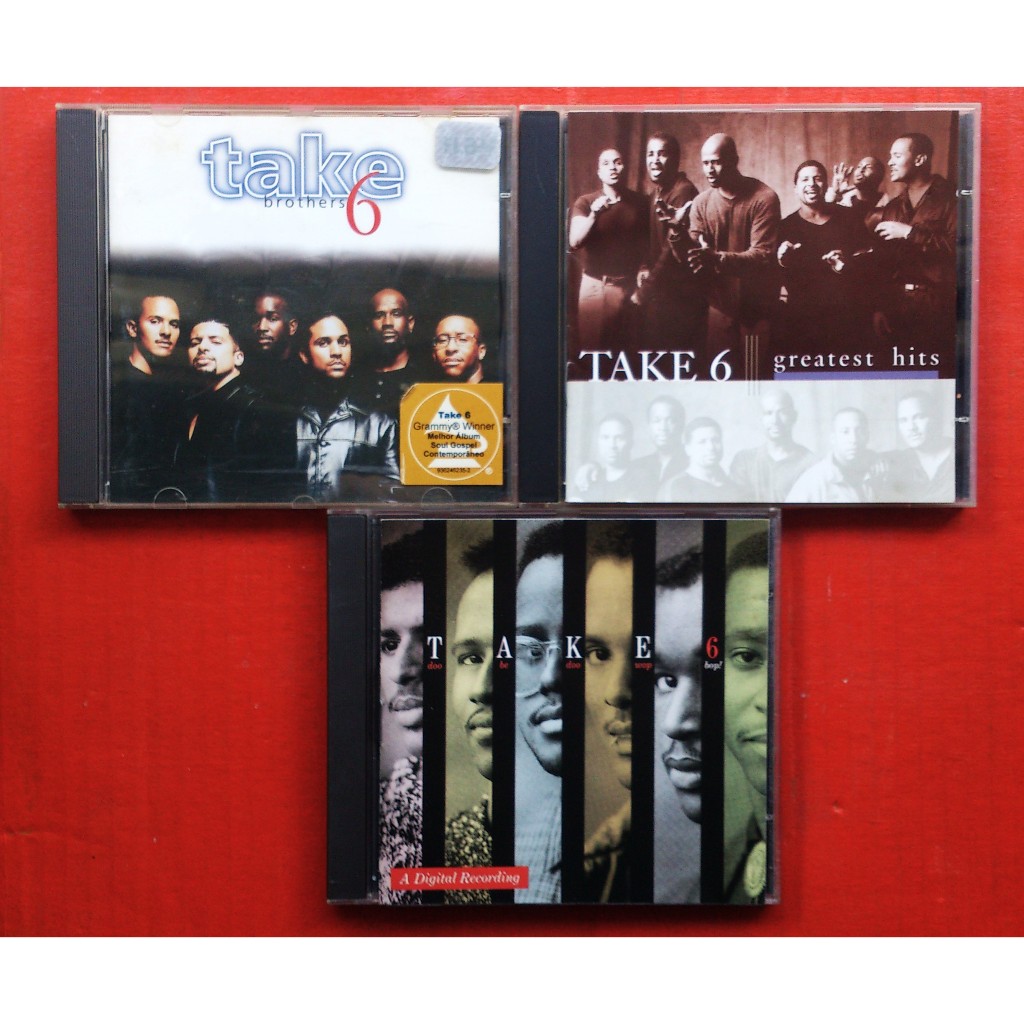 Cd Take 6 - Brother + Greatest + Doo Be Doo Wop Bop = 3 Cds