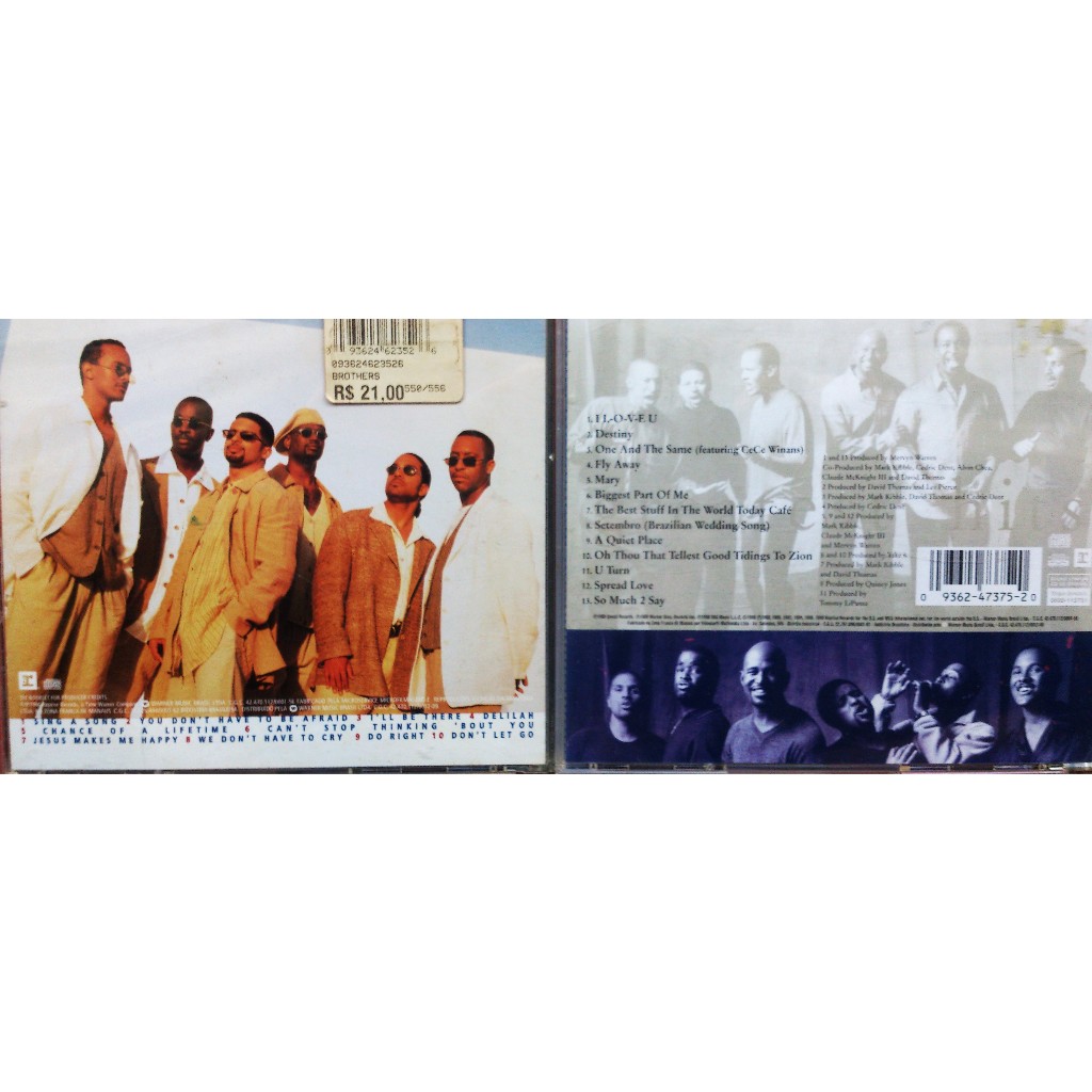 Cd Take 6 - Brother + Greatest + Doo Be Doo Wop Bop = 3 Cds