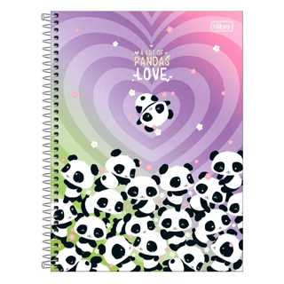 Agenda 2024 - Panda - Love Gold - Apanda Papelaria Personalizada