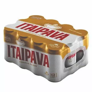 Cerveja Itaipava Pilsen Lata 350ml Pack com 12 Unid
