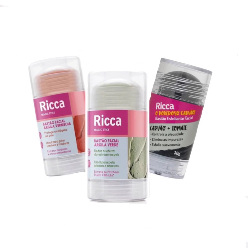 Bastão Facial Skincare - Ricca / WX Beleza | Shopee Brasil