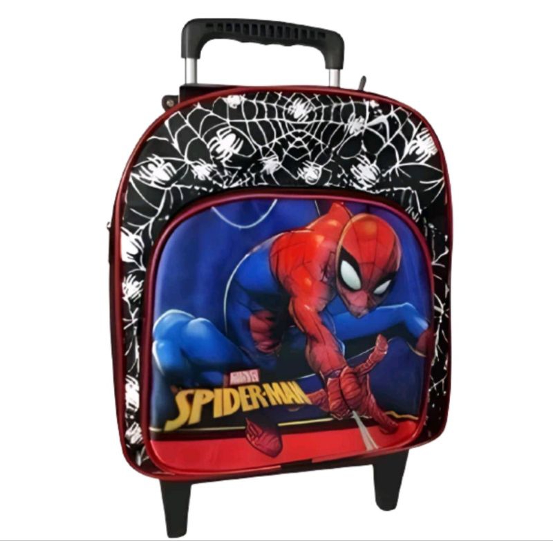 Mochila Homem Aranha Rodinhas Pequena Menino Escolar | Shopee Brasil