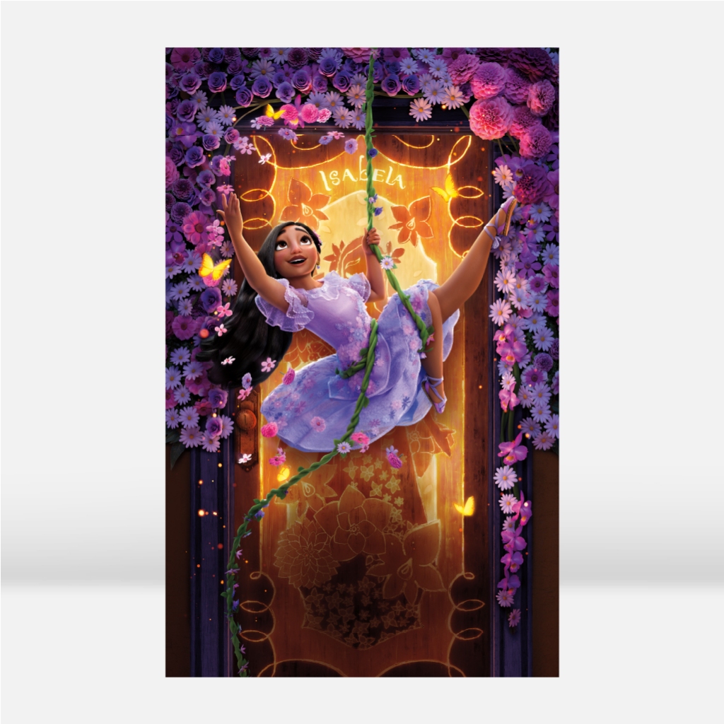 Painel De Festa Lateral Sublimado Em Tecido Tema Encanto Disney Licenciado Shopee Brasil