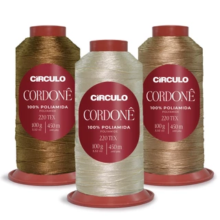 Fio Cordonê Círculo 450m Poliamida: Maciez, Crochê, Tricô e Acabamento Impecável em Oferta na Shopee