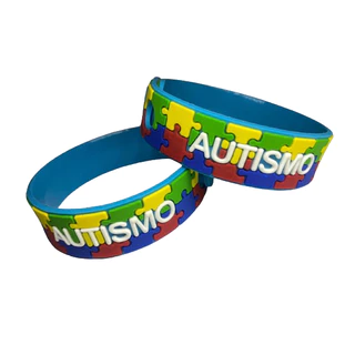 Pulseira Silicone para Identificação Autismo Autista