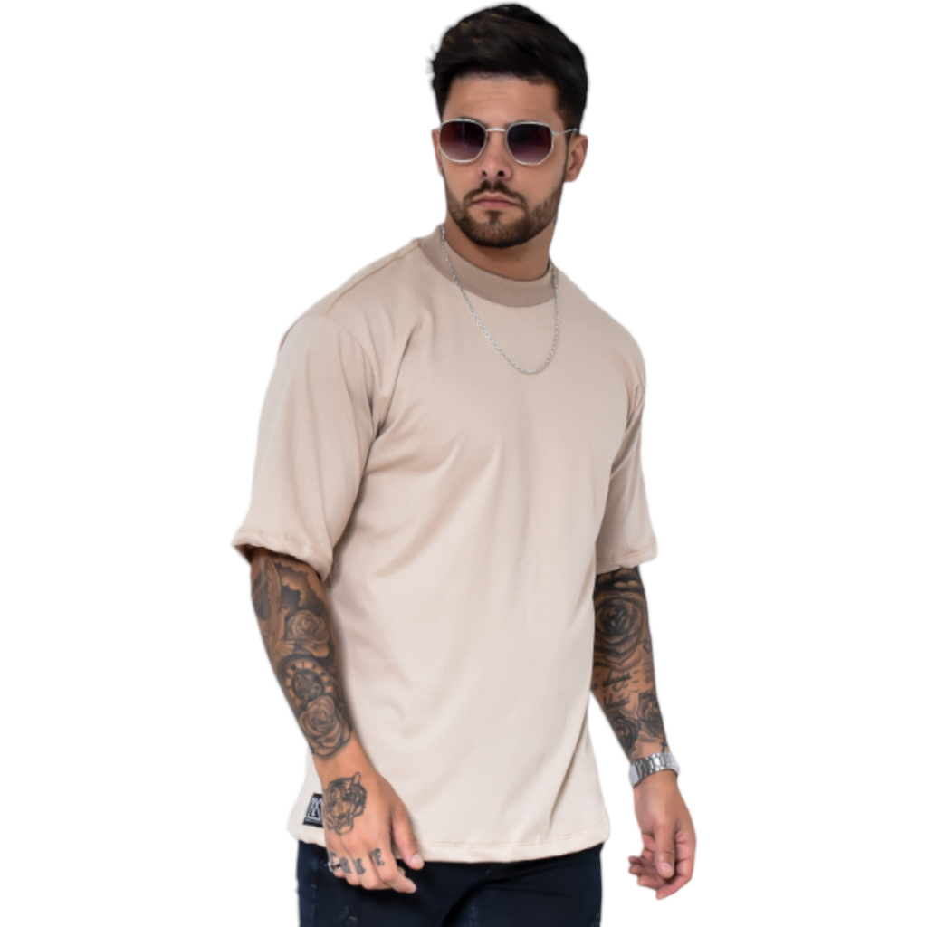 Algodão 30.1 de Luxo: Vista-se com Estilo com Nossa Camiseta Oversized!