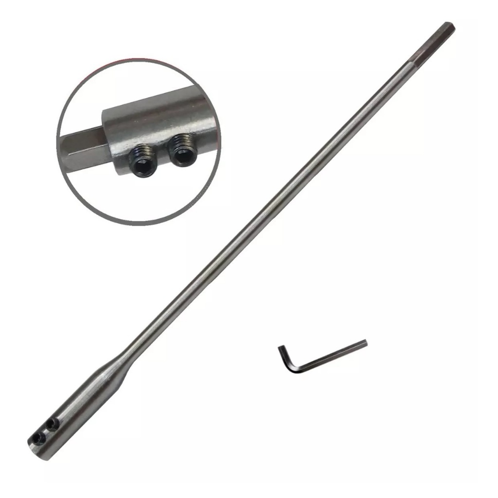 Suporte Alongador Para Ponteiras Bits 1/4 = 6,35mm X 300mm