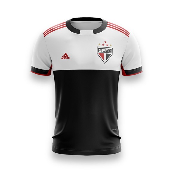 Nova camisa do são best sale paulo preta