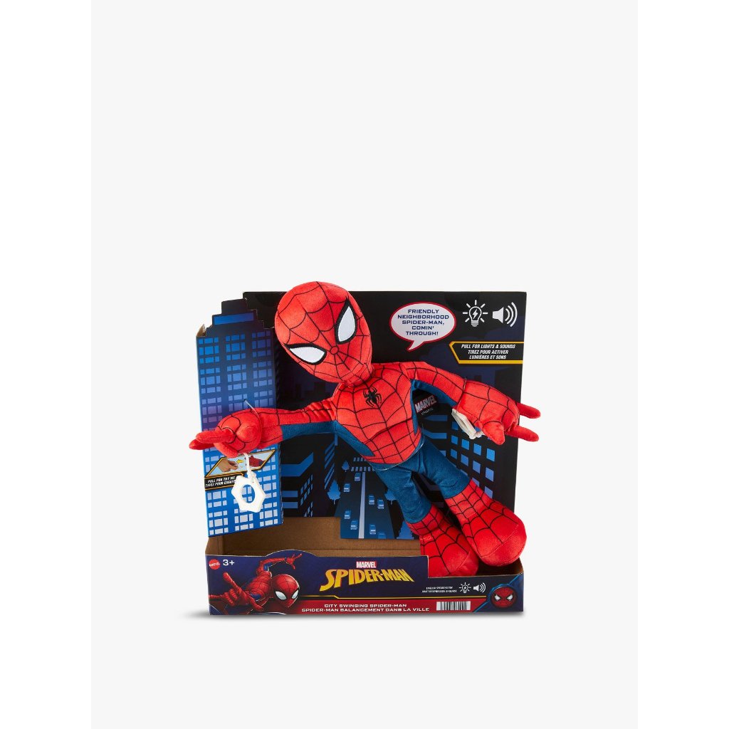  Marvel Spider-Man Plush Toy, City Swinging Soft Doll