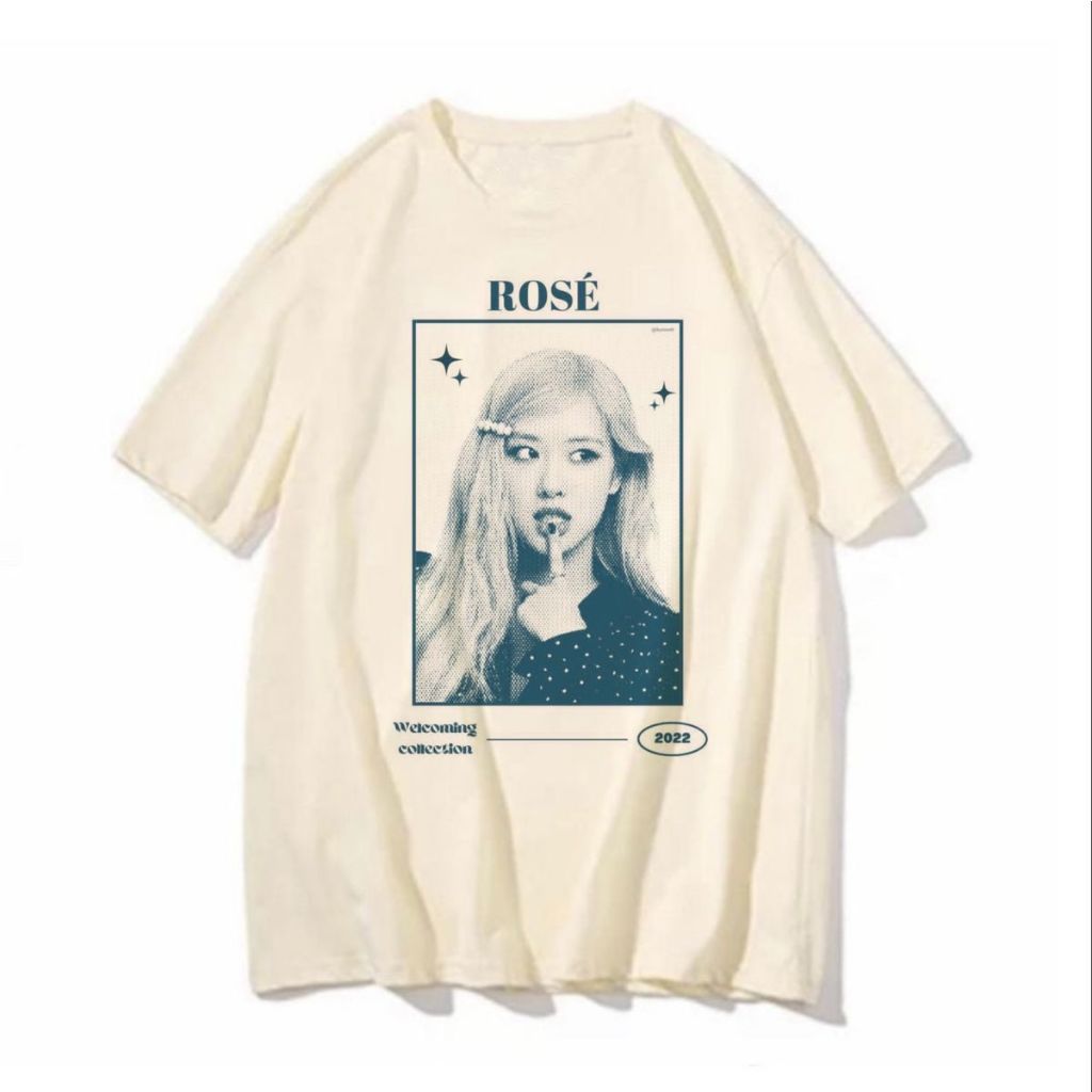 Camiseta rosé blackpink blusa tshirt | Shopee Brasil