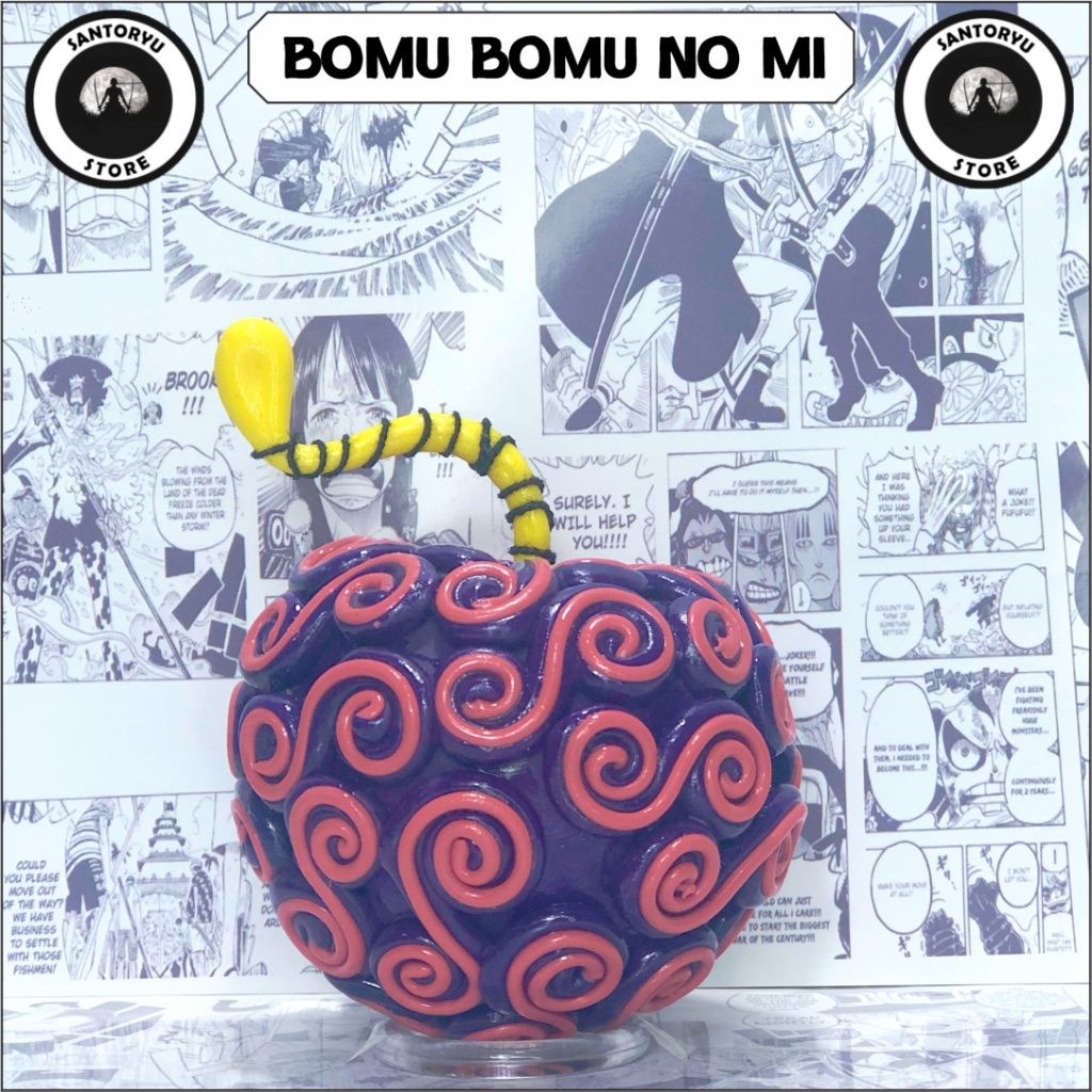 Action Figure Bomu Bomu no mi Akuma no mi One Piece Mangá Otaku geek Hq Marvel