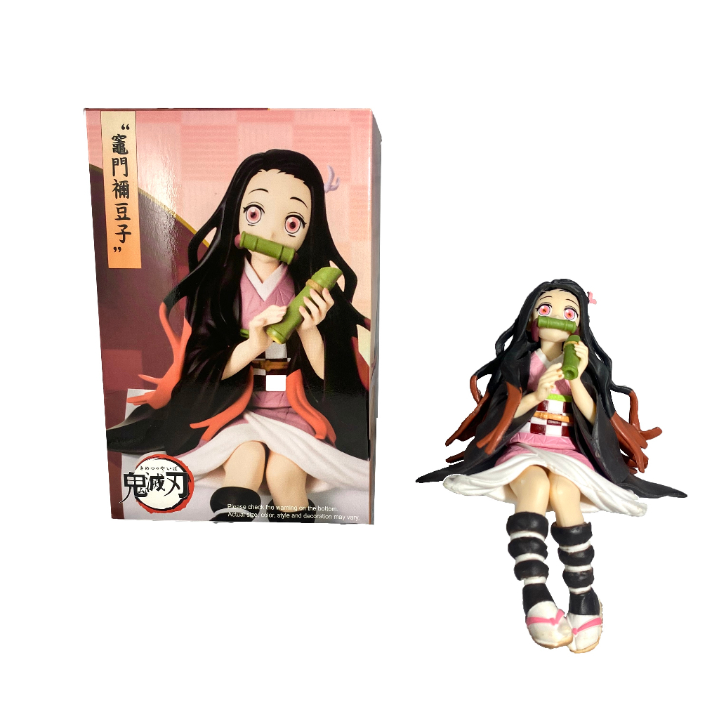 Boneco Action Figure Nezuko Kamado sentado fofo Demon Slayer Kimetsu Anime  Geek | Shopee Brasil