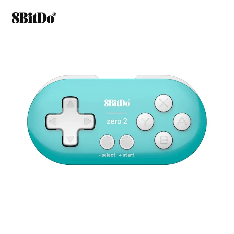 Controle Gamer Zero 2 Mini 8BitDo Azul Bluetooth Gamepad Para Nintendo Switch, Windows, Android, MacOS e Muito Mais