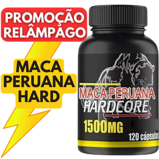 Maca Hardcore Original 1500mg 120 Caps em Oferta na Shopee