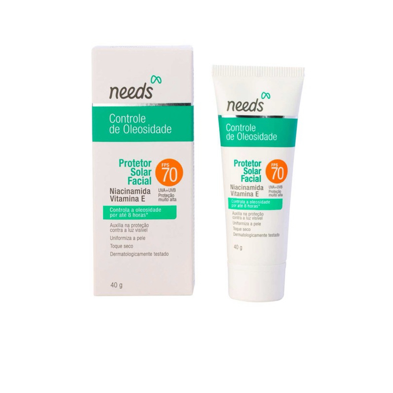 Protetor Solar Facial Needs Controle de Oleosidade SEM COR OU COM COR ...