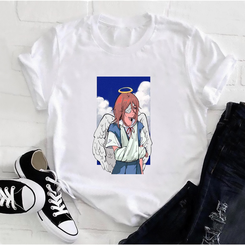 Camiseta Chainsaw Man Anjo - Cod 1156 | Shopee Brasil