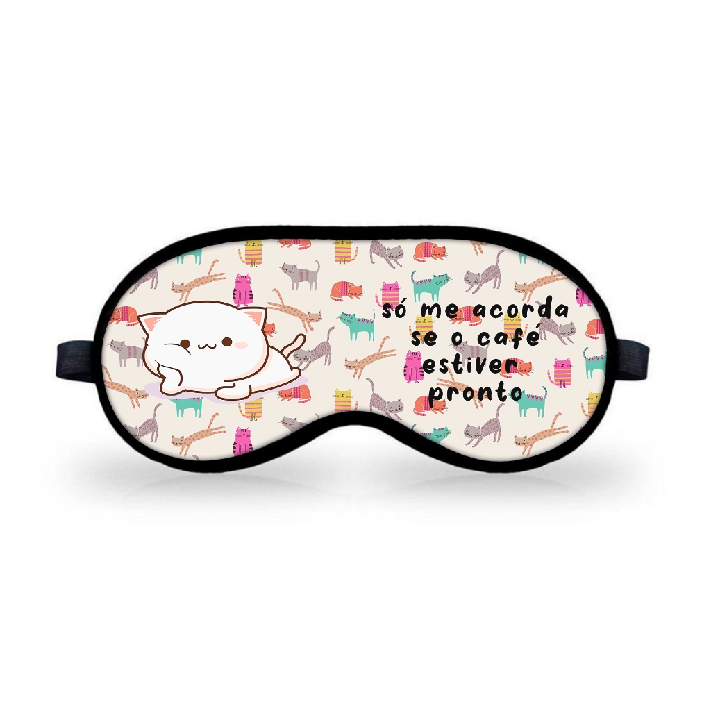 Tapa olho Gato fofinho good day presente personalizada | Shopee Brasil