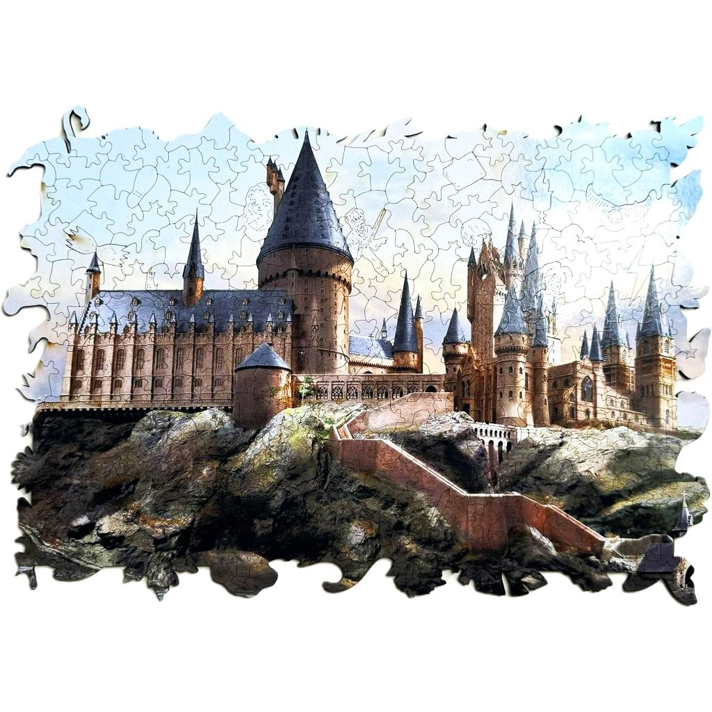 Quebra cabeça hogwarts 300 peças A3 madeira | Shopee Brasil
