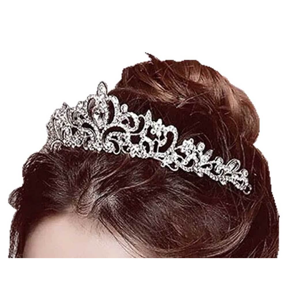 Zoestar Cerchietto per capelli da sposa con stella e luna, con
