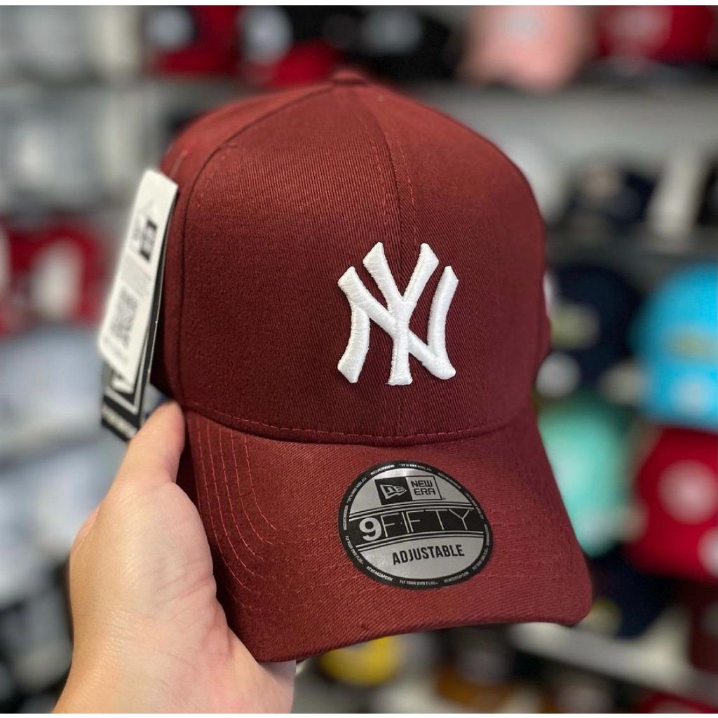 BONÉ LINHA PREMIUM - PRIMEIRA LINHA - NY - NEW TORK YANKEES - ABA CURVA FITÃO - BASEBALL