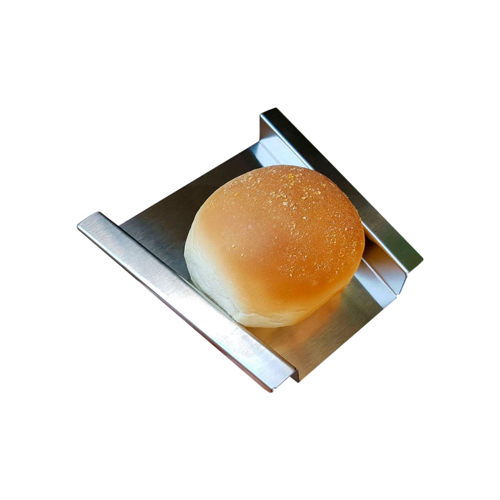 Régua De Corte Pão Hamburguer Cortador Fatiador Inox