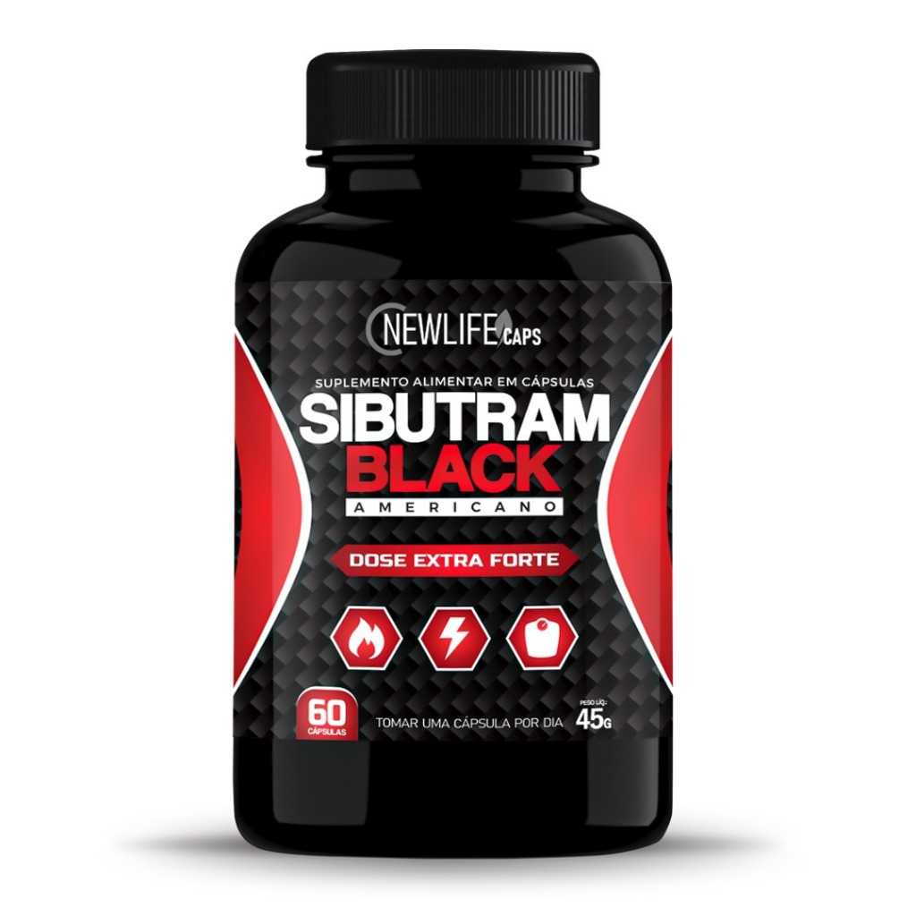 Sibutram Black Americano Original 60 CAPS | Shopee Brasil