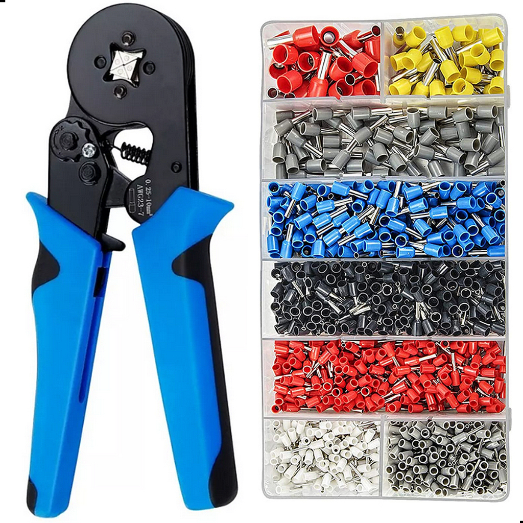 Alicate De Crimpar Prensa Terminal Ilhos Tubolar 0,5 Até 10mm²